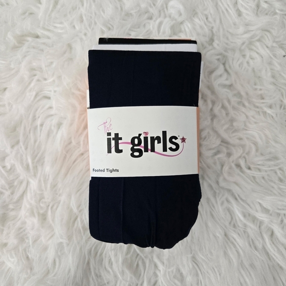 The It Girls Footed Tights. 3 packs bundle. Three pairs per pack. Colors: Black, - Picture 2 of 7